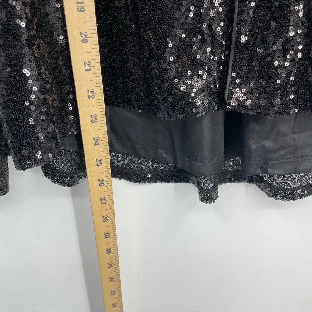 Bagatelle Black Sequin Blazer Jacket -‎ Size M